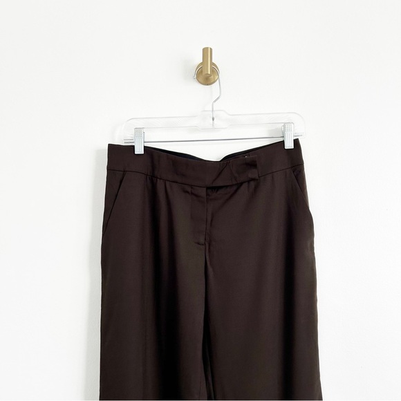 PRADA Brown Wool Bootcut Trouser Pants Size IT 42 / US 6 - Picture 4 of 8